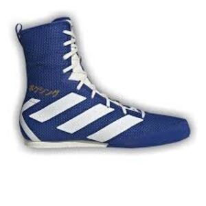 Adidas Box Hog 3 Royal Blue and White Wrestling Shoes